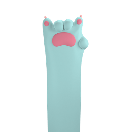 Rock Paw Hand Gesture  3D Icon