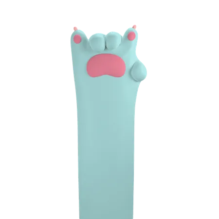 Rock Paw Hand Gesture  3D Icon