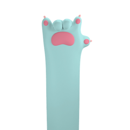 Rock Paw Hand Gesture  3D Icon