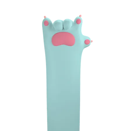 Rock Paw Hand Gesture  3D Icon