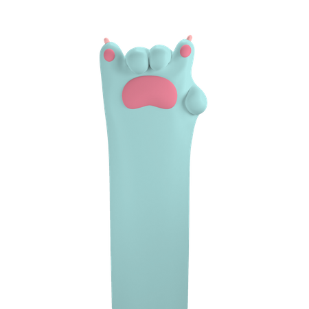 Rock Paw Hand Gesture 3D Icon