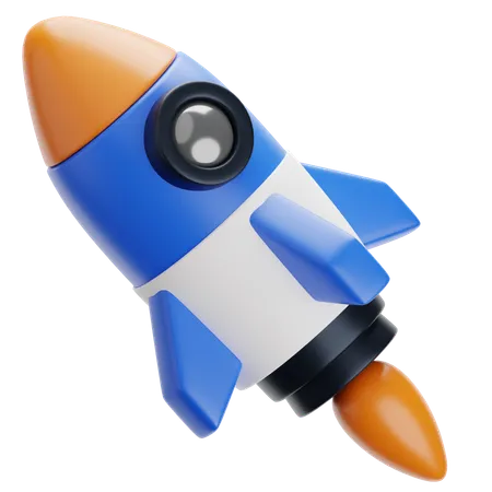 Rocket 3 D Icon Perfect For UI UX And Any Design Projects 3D Icon