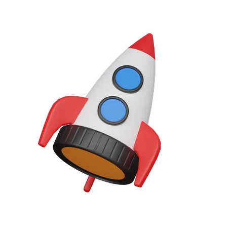 Spaceship 3 D Icon 3D Icon