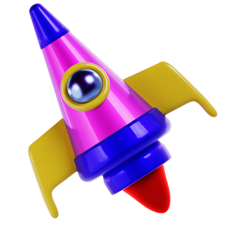 ロケット  3D Icon