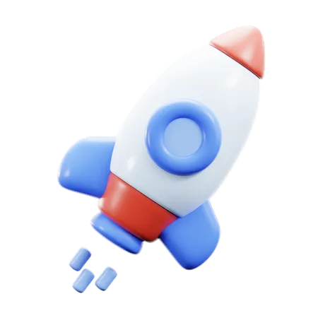 ロケット  3D Icon