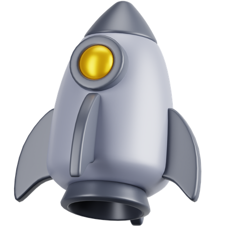 ロケット  3D Icon