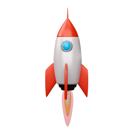 ロケット  3D Icon