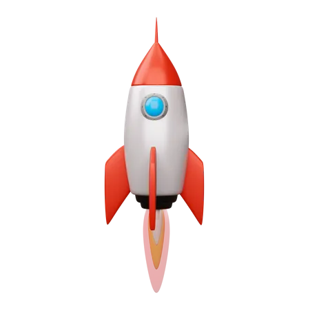 ロケット  3D Icon