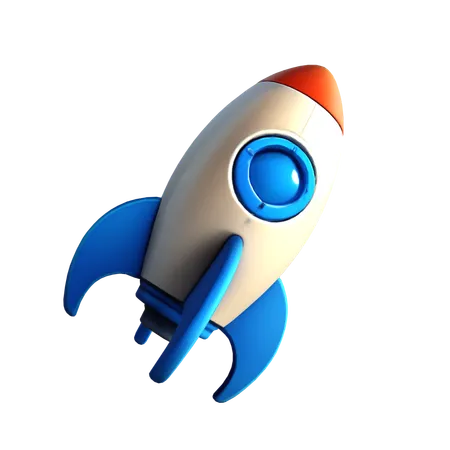 ロケット  3D Icon