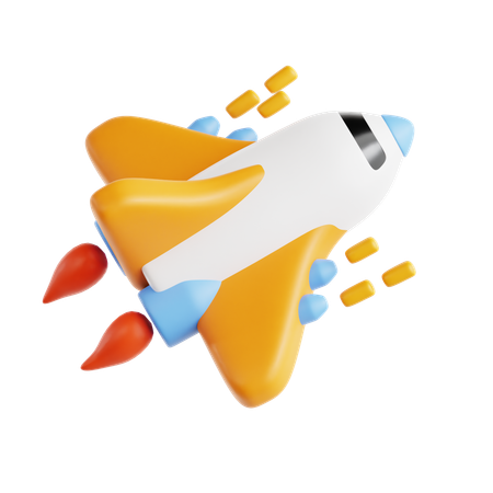 Rocket  3D Icon