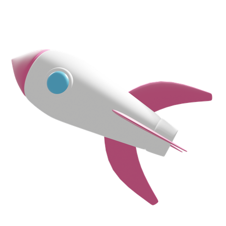 로켓  3D Icon