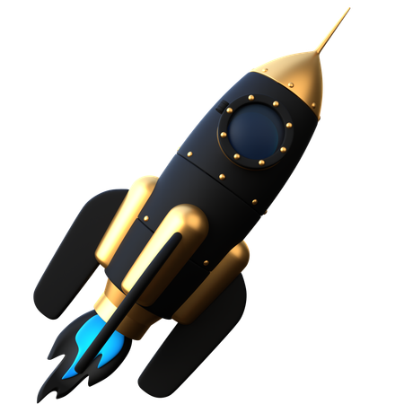 Rocket  3D Icon