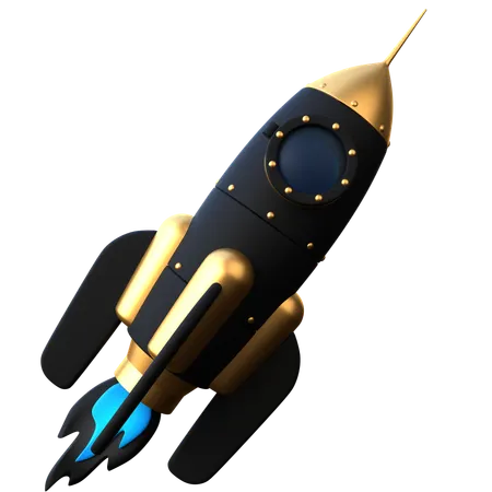Rocket  3D Icon
