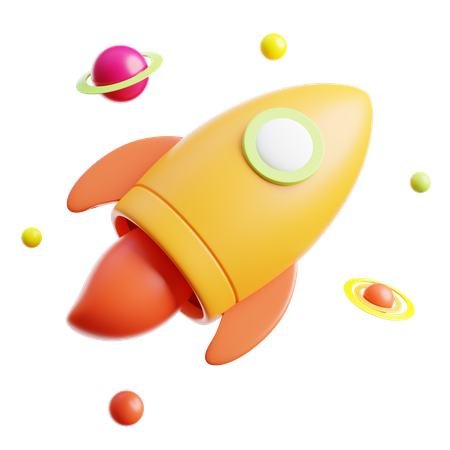 Rocket  3D Icon