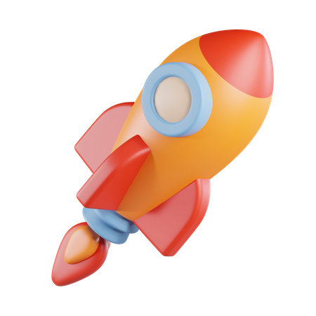 Rocket  3D Icon