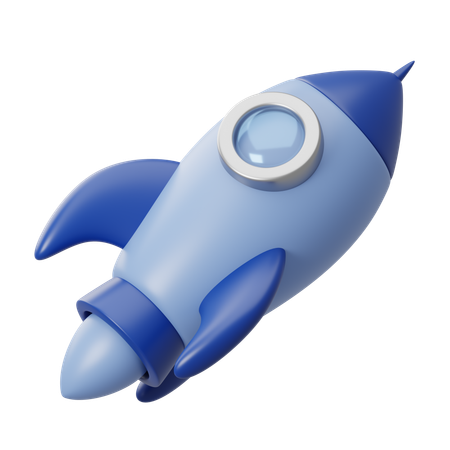 Rocket  3D Icon