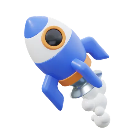 Rocket  3D Icon