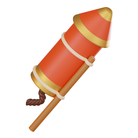 Rocket  3D Icon