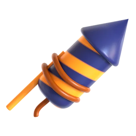 Rocket  3D Icon