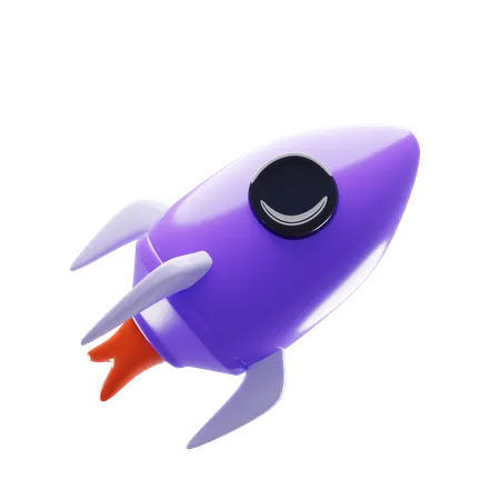 Rocket  3D Icon