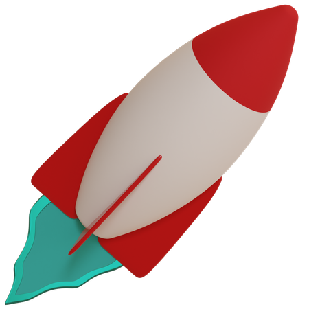 Rocket  3D Icon