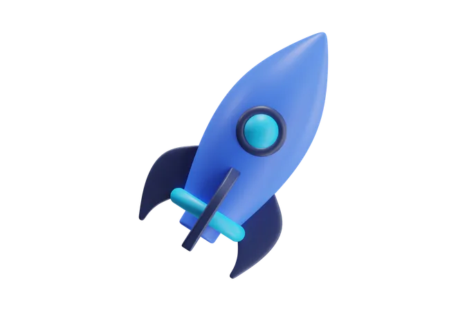 Rocket  3D Icon