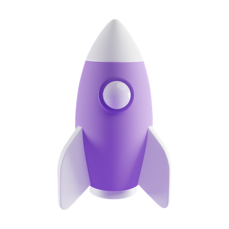 Rocket  3D Icon