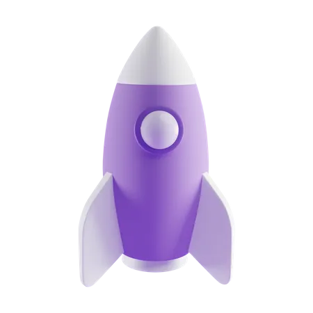 Rocket  3D Icon