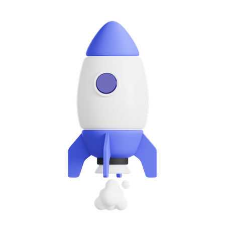 Rocket  3D Icon