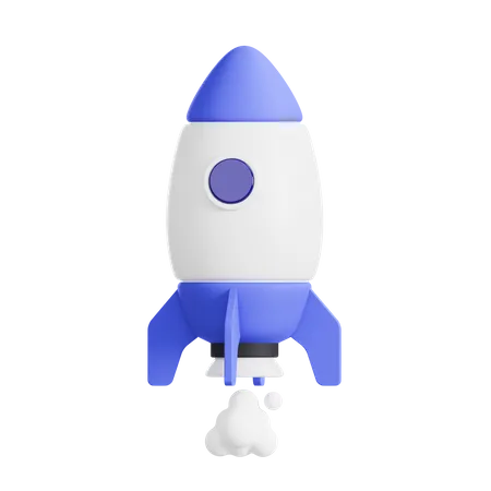 Rocket  3D Icon