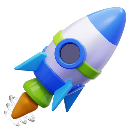 Rocket  3D Icon