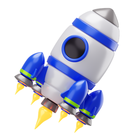Rocket  3D Icon