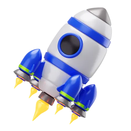 Rocket  3D Icon