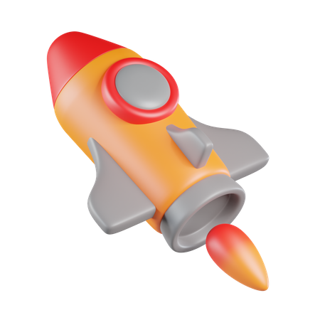 Rocket  3D Icon