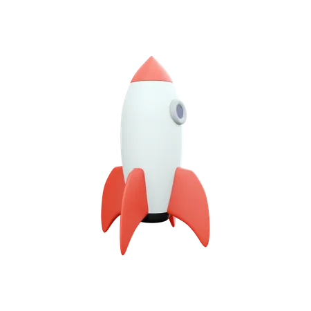 Rocket  3D Icon