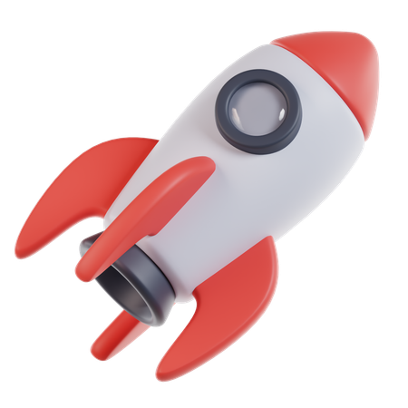Rocket  3D Icon