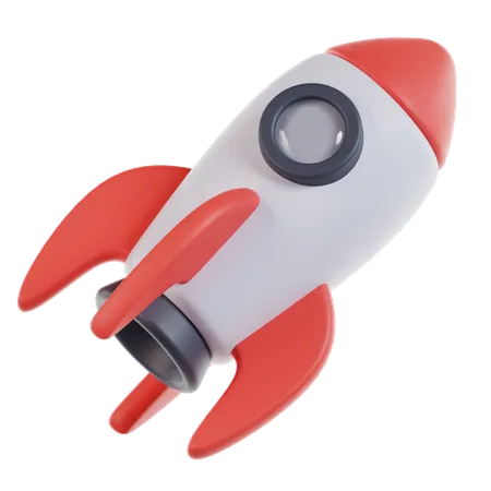 Rocket  3D Icon