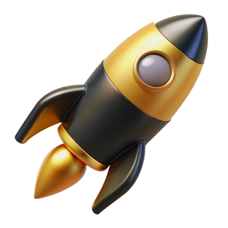 Rocket  3D Icon