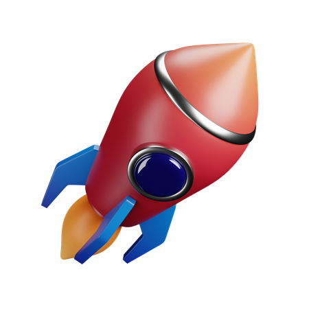 Rocket  3D Icon