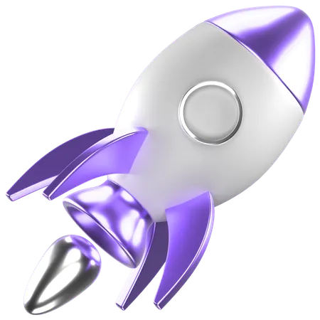 Rocket  3D Icon