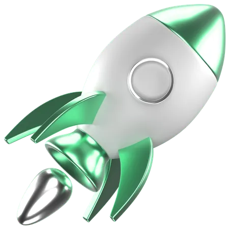 Rocket  3D Icon