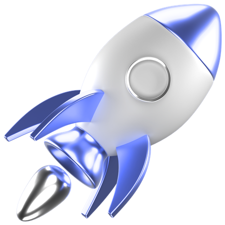 Rocket  3D Icon