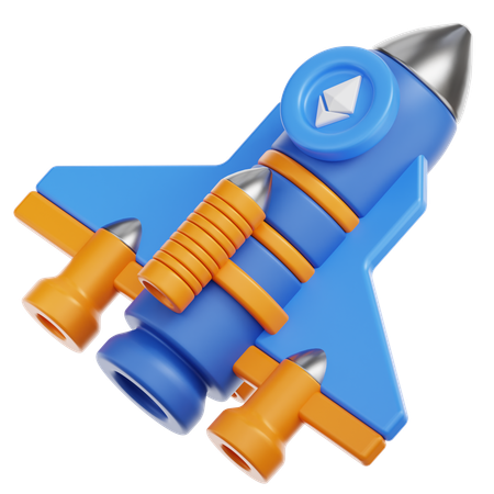 Rocket  3D Icon