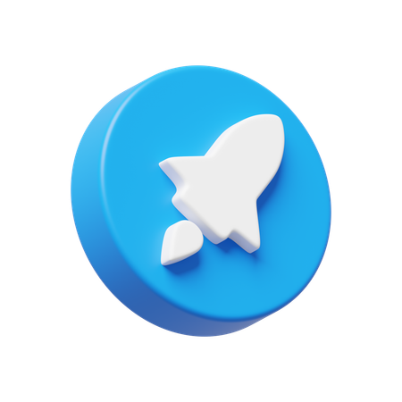 Rocket  3D Icon