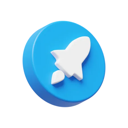 Rocket  3D Icon