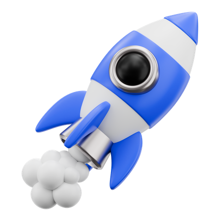 Rocket  3D Icon