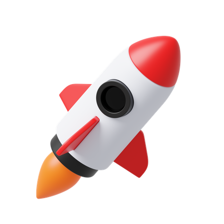 Rocket  3D Icon