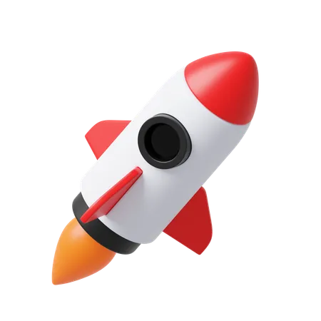 Rocket  3D Icon