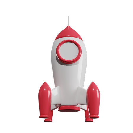 Rocket  3D Icon