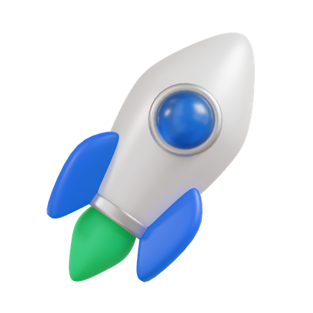 Rocket  3D Icon